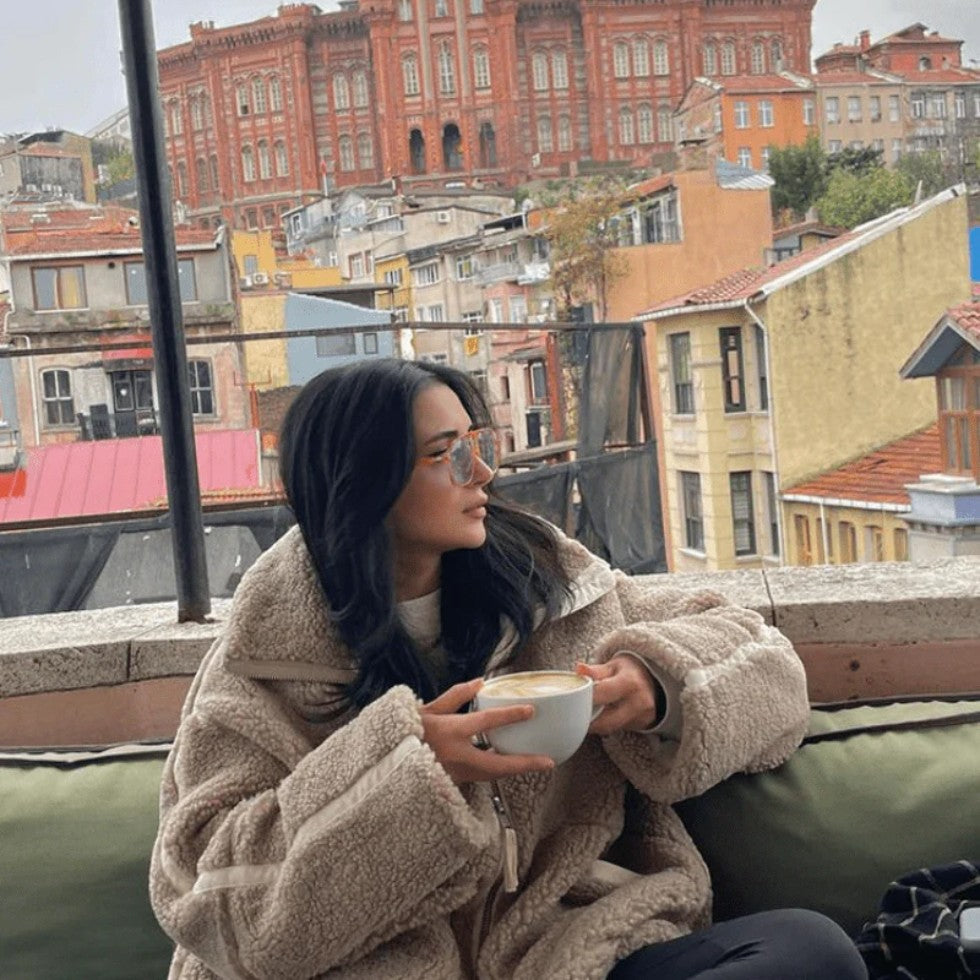 VogeLuxe | Women’s Cozy Textured Fleece Zip-Up Jacket 1