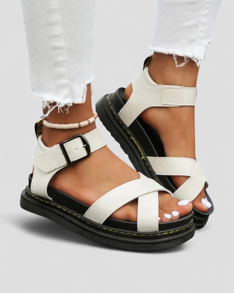 VogeLuxe | Women’s Cross Strap Sandals 0