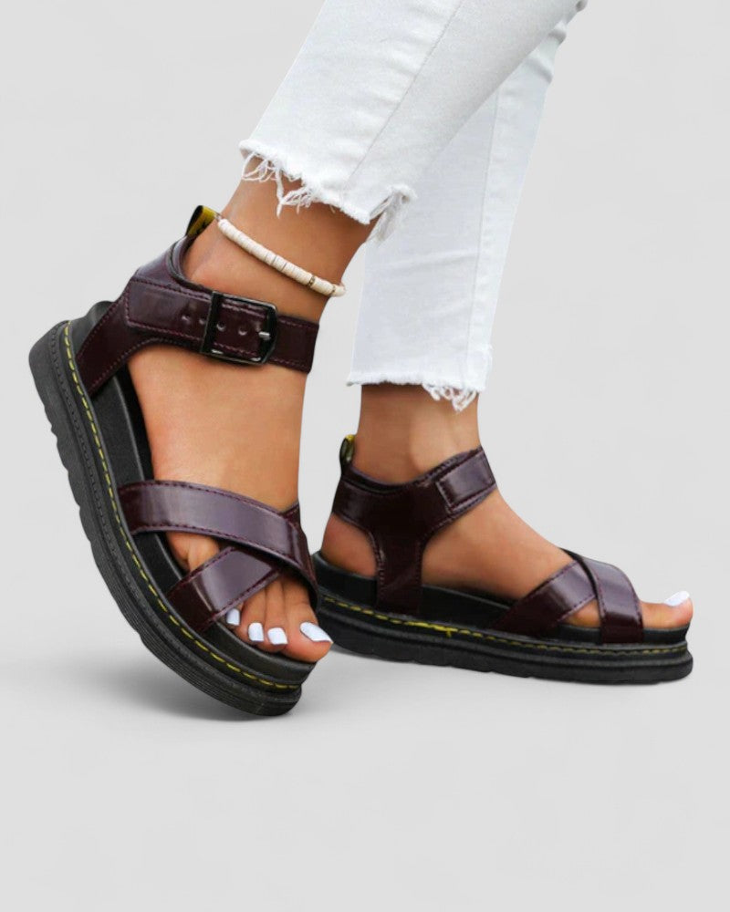 VogeLuxe | Women’s Cross Strap Sandals 2