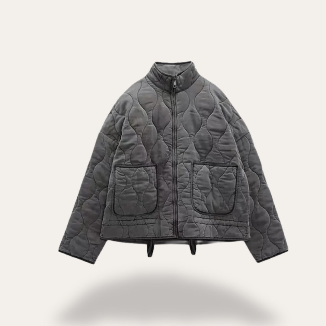 VogeLuxe | Women’s Diamond Pattern Winter Jacket 10