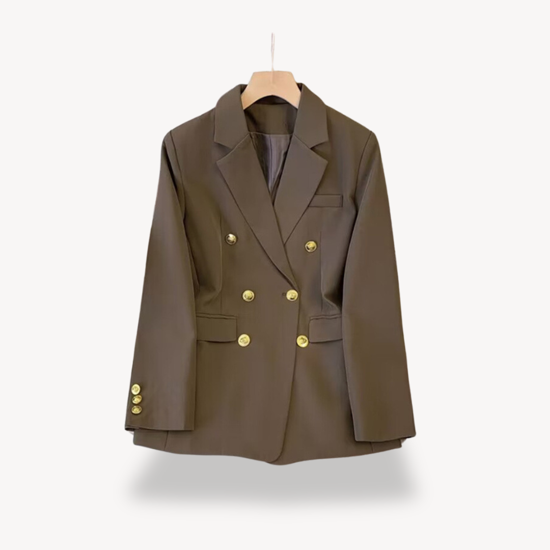 VogeLuxe | Women’s Double-Breasted Blazer 0