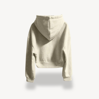 VogeLuxe | Women’s Double Zipper Cotton Hoodie 1