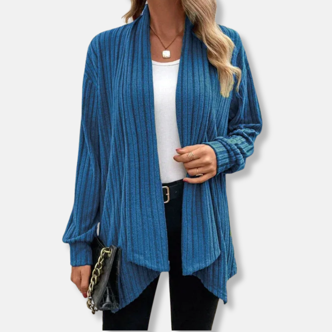 VogeLuxe | Women’s Drape-Front Cardigan 1