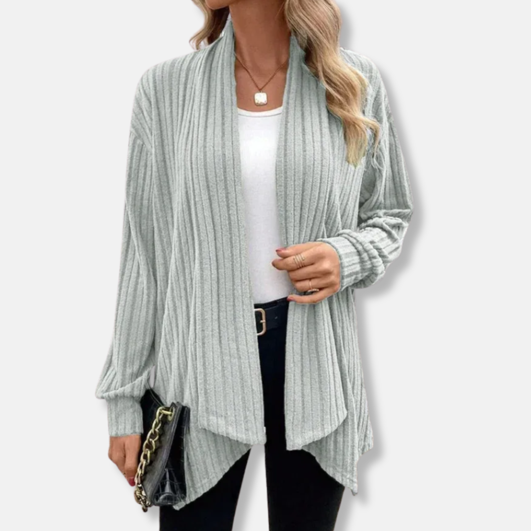 VogeLuxe | Women’s Drape-Front Cardigan 2