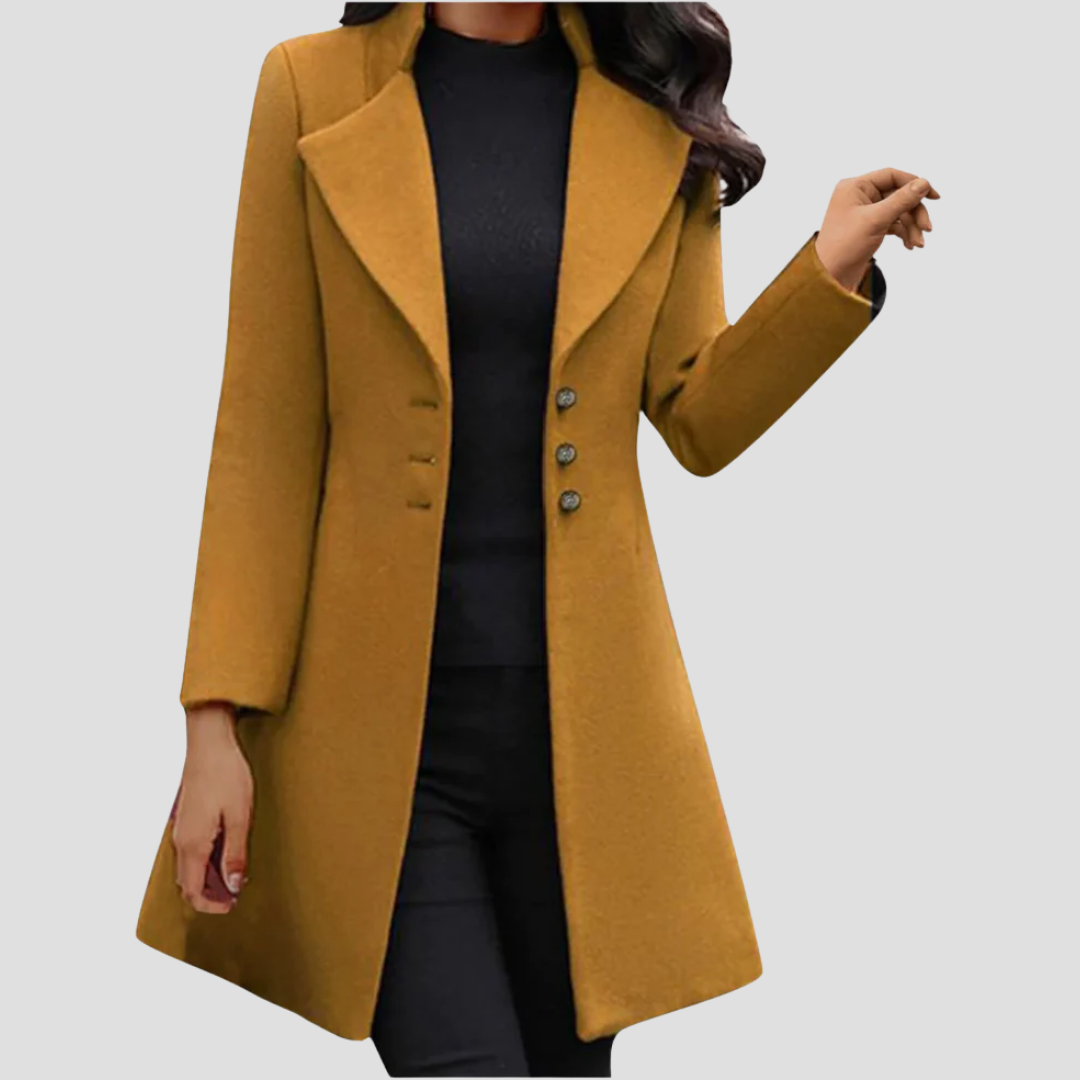 VogeLuxe | Women’s Elegant A-Line Coat 0