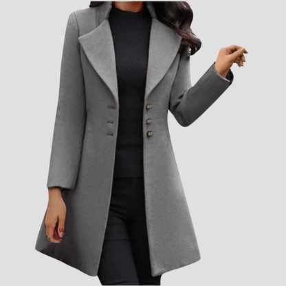 VogeLuxe | Women’s Elegant A-Line Coat 2