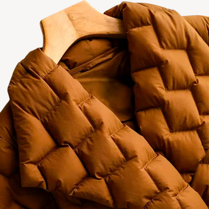VogeLuxe | Women’s Elegant Belted Down Jacket 2