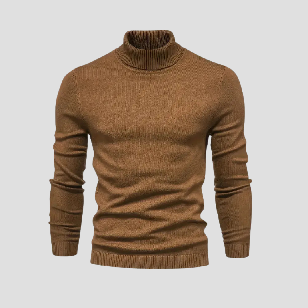 VogeLuxe | Women’s Elegant Fitted Turtleneck Sweater 1