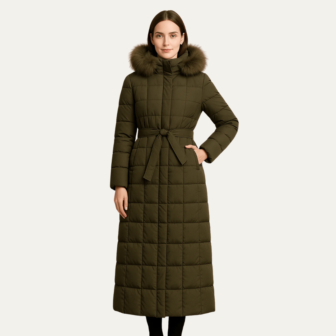 VogeLuxe | Women’s Elegant Maxi Puffer Coat 0