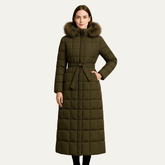 VogeLuxe | Women’s Elegant Maxi Puffer Coat 0