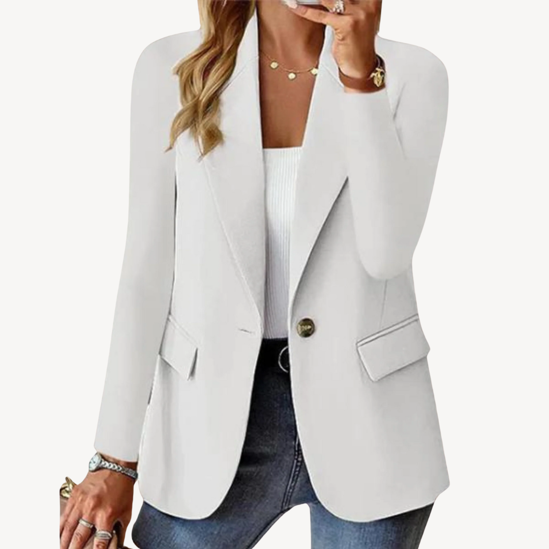 VogeLuxe | Women’s Elegant Solid Suit Jacket 3