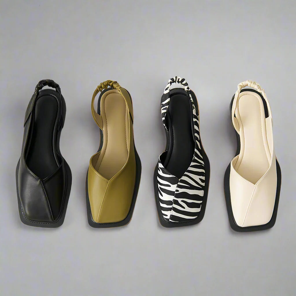 VogeLuxe | Women’s Elegant Square Toe Sandals 4