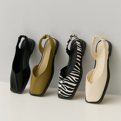 VogeLuxe | Women’s Elegant Square Toe Sandals 7