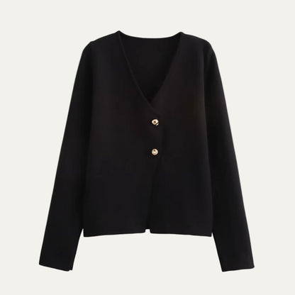 VogeLuxe | Women’s Elegant Wrap Knit Top 0