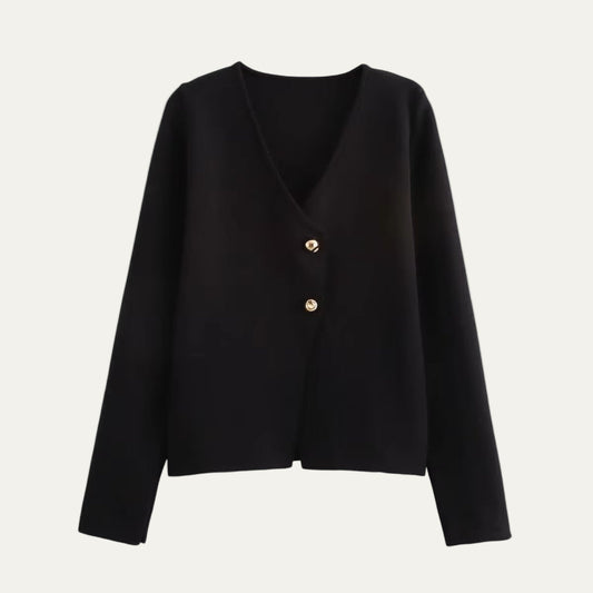 VogeLuxe | Women’s Elegant Wrap Knit Top 0