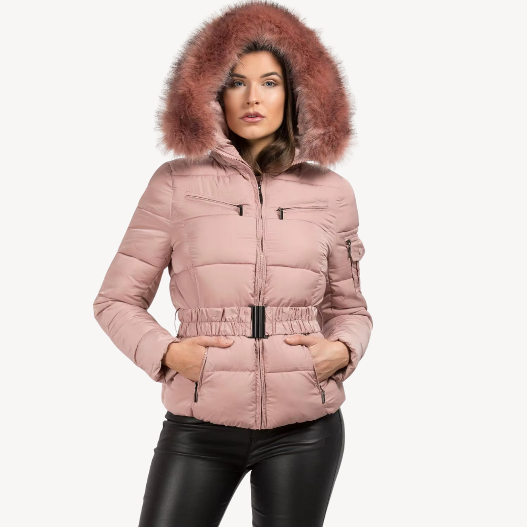VogeLuxe | Women’s Faux-Fur Hooded Puffer Coat 0