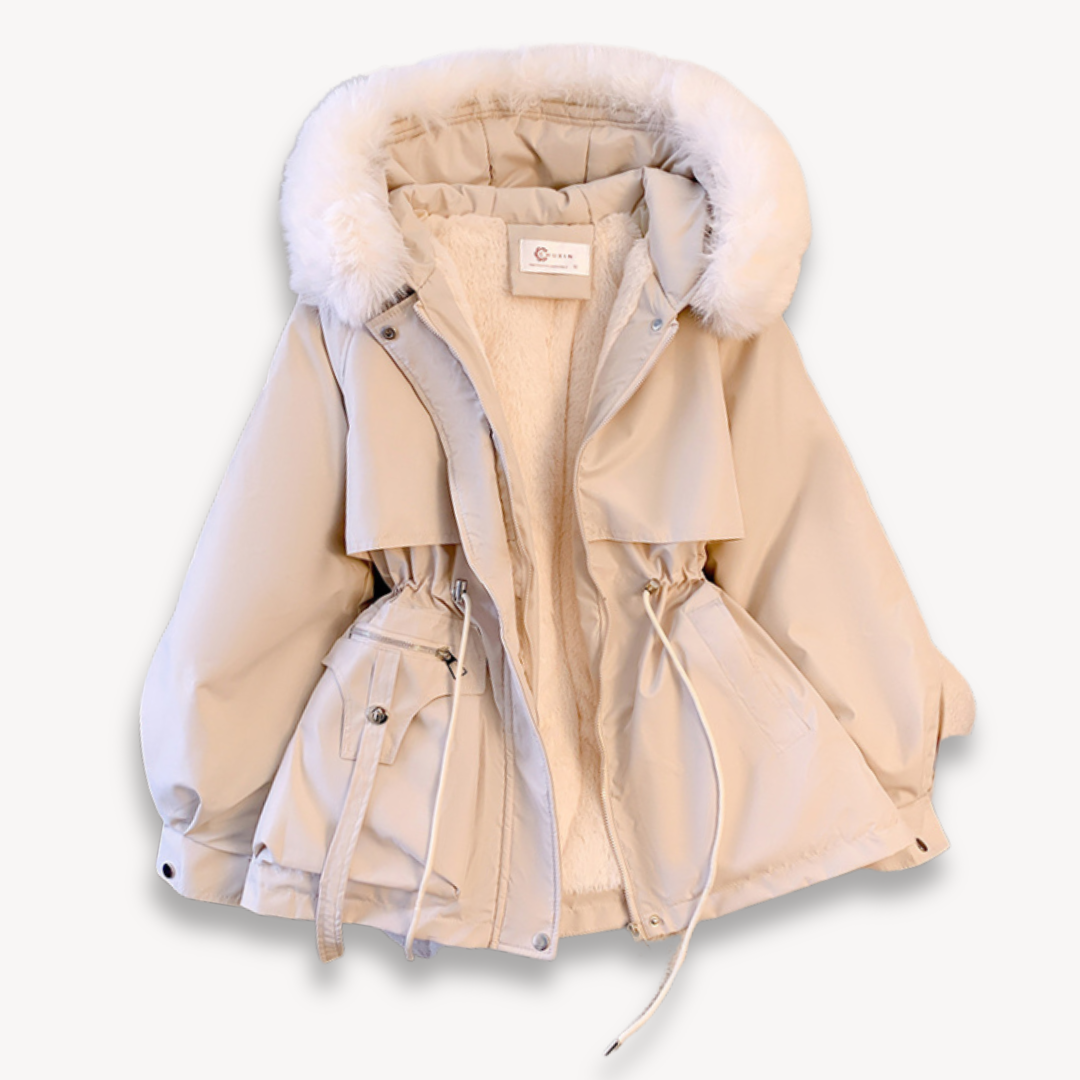 VogeLuxe | Women’s Faux Fur Collar Down Jacket 0