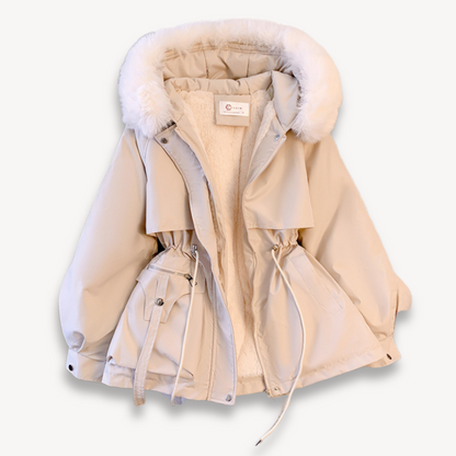 VogeLuxe | Women’s Faux Fur Collar Down Jacket 0
