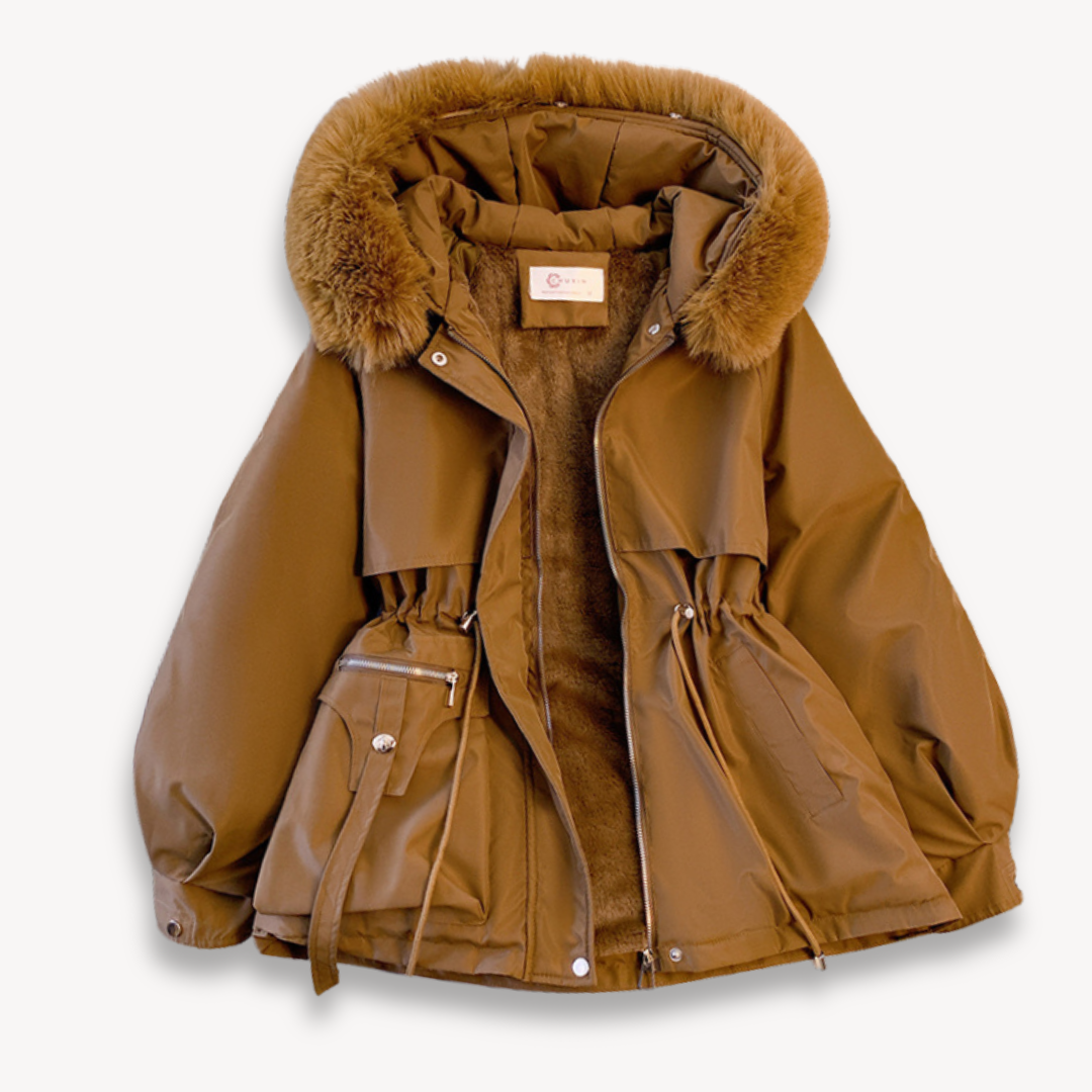 VogeLuxe | Women’s Faux Fur Collar Down Jacket 7