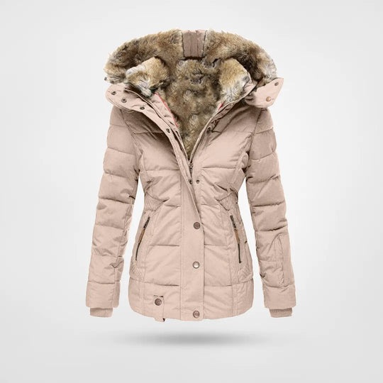 VogeLuxe | Women’s Faux Fur Hooded Puffer Jacket 4