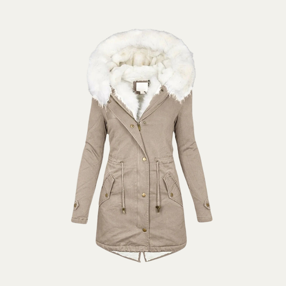 VogeLuxe | Women’s Faux Fur Trimmed Winter Parka 3