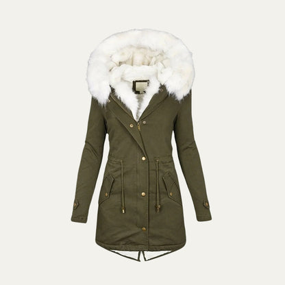 VogeLuxe | Women’s Faux Fur Trimmed Winter Parka 4