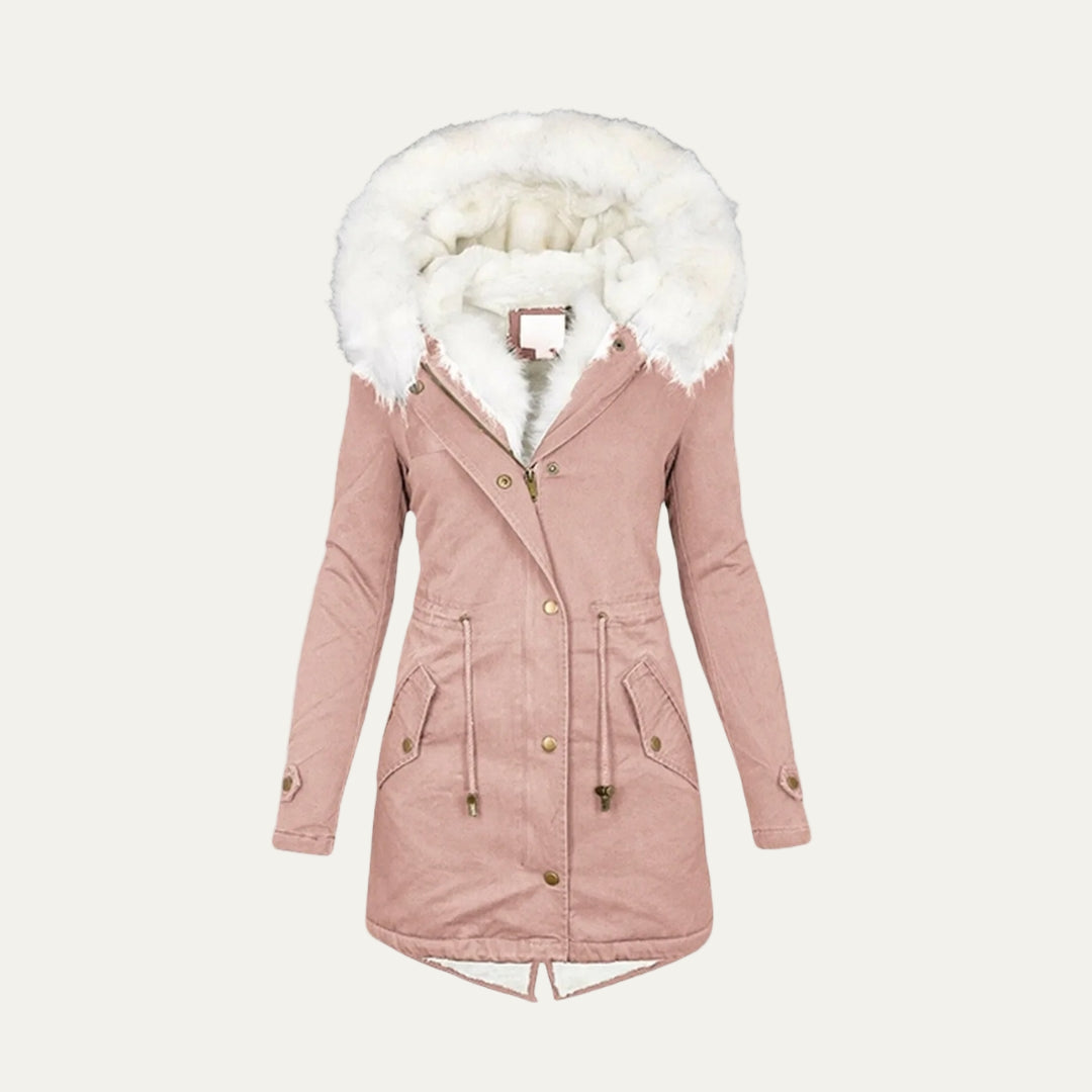 VogeLuxe | Women’s Faux Fur Trimmed Winter Parka 5