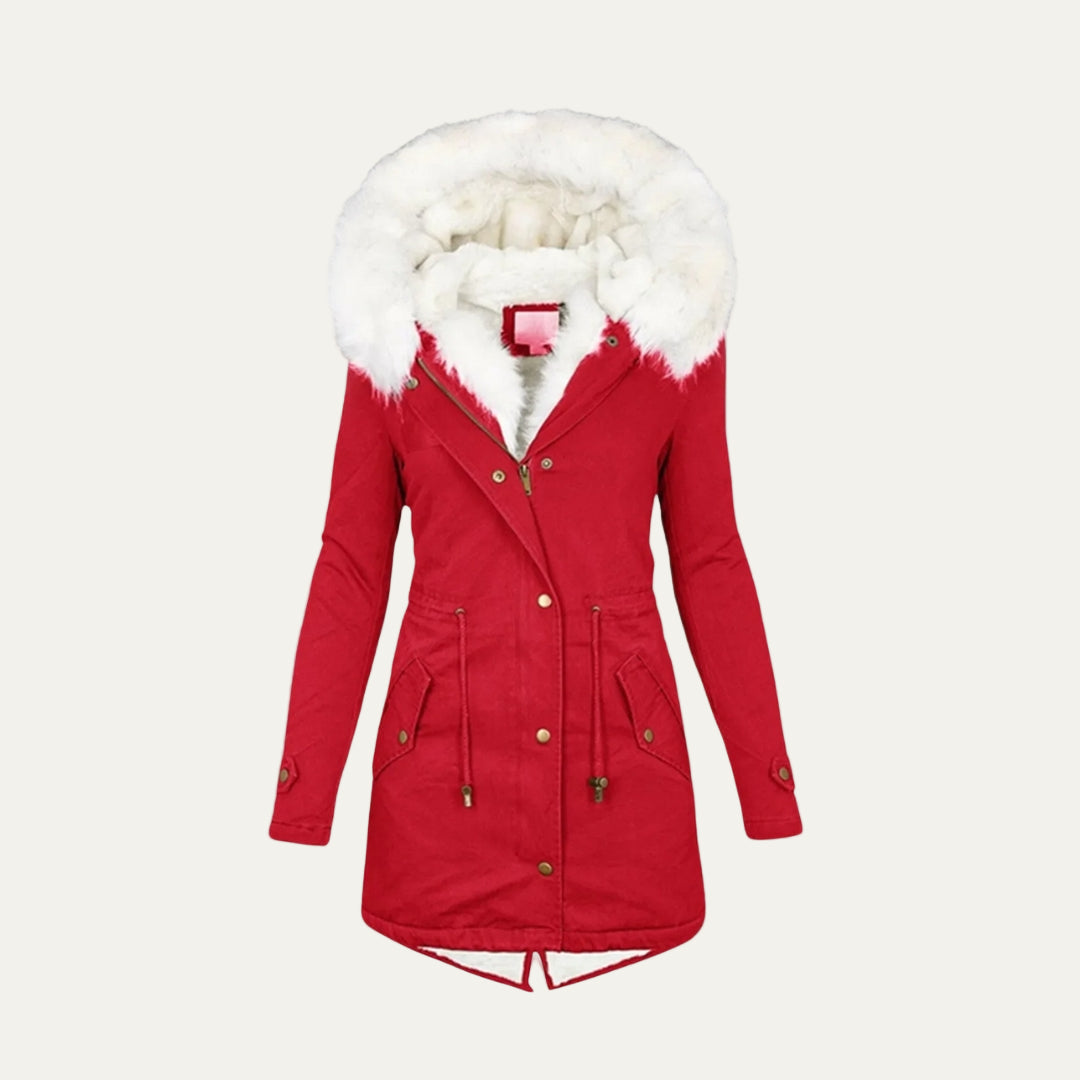 VogeLuxe | Women’s Faux Fur Trimmed Winter Parka 6