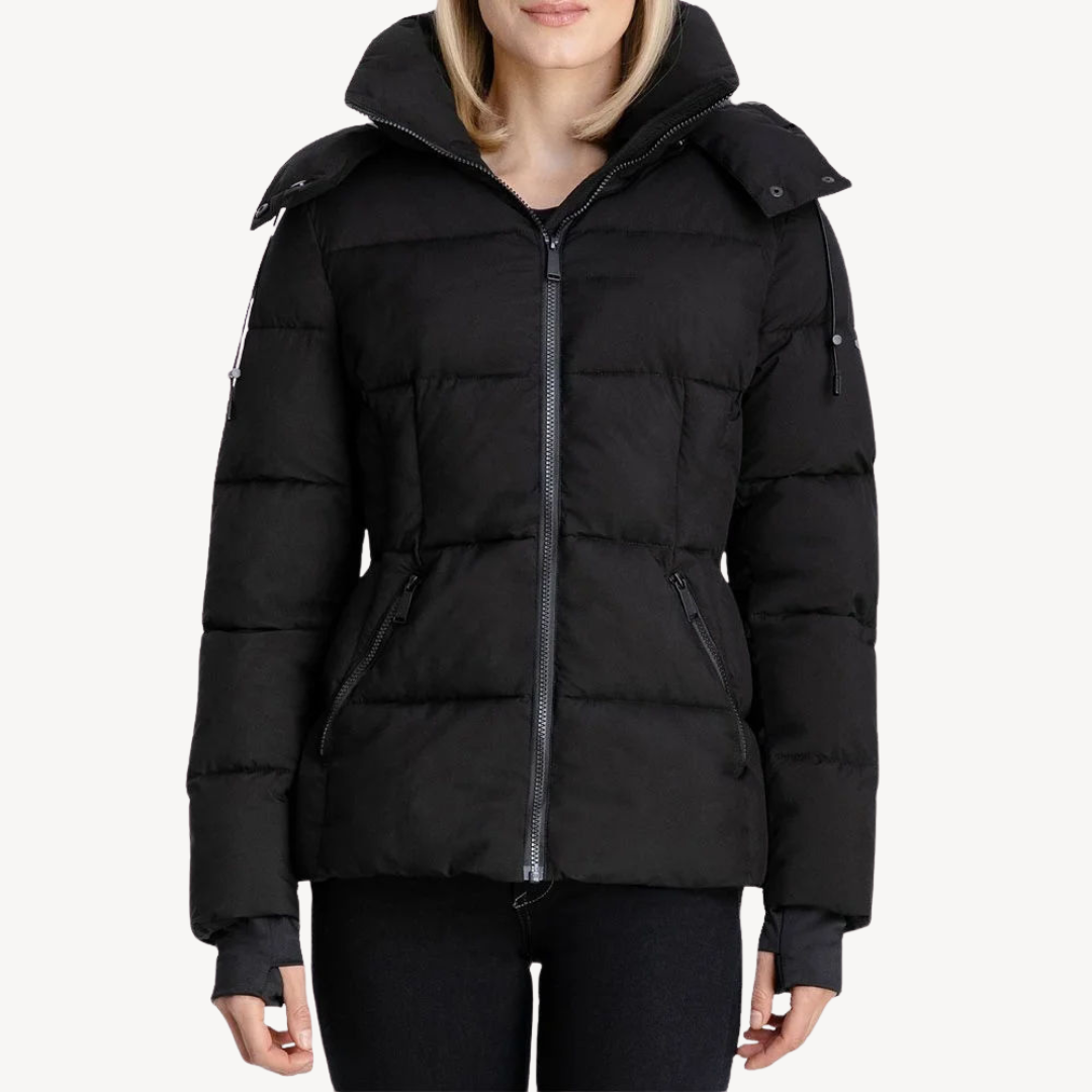 VogeLuxe | Women’s Faux Hooded Puffer Jacket 0