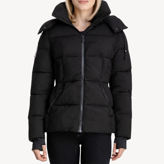 VogeLuxe | Women’s Faux Hooded Puffer Jacket 0