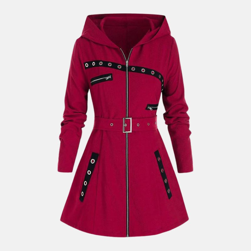 VogeLuxe | Women’s Fitted Trench Jacket 0