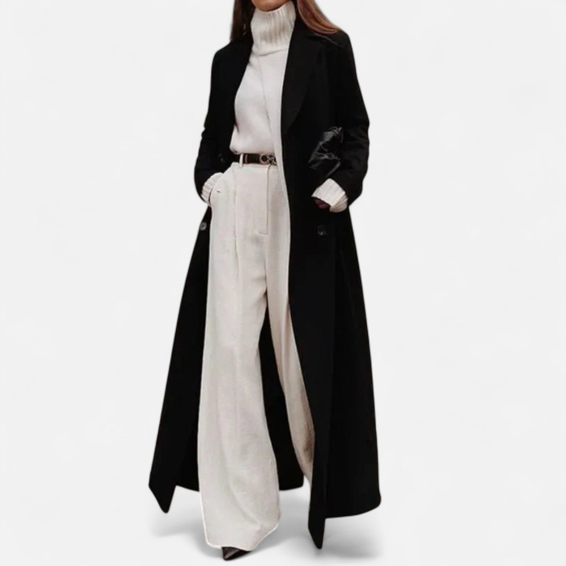 VogeLuxe | Women’s Floor-Length Tailored Overcoat 0