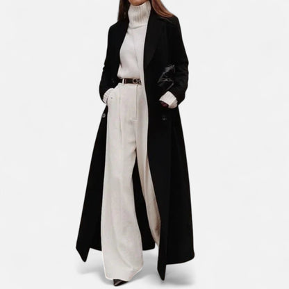 VogeLuxe | Women’s Floor-Length Tailored Overcoat 0