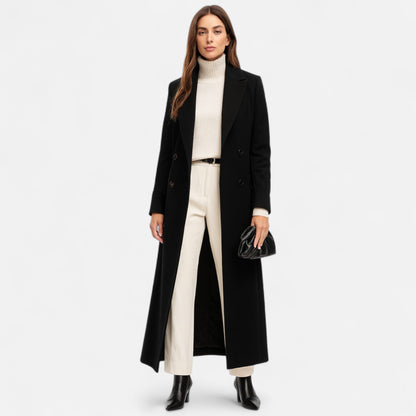 VogeLuxe | Women’s Floor-Length Tailored Overcoat 2