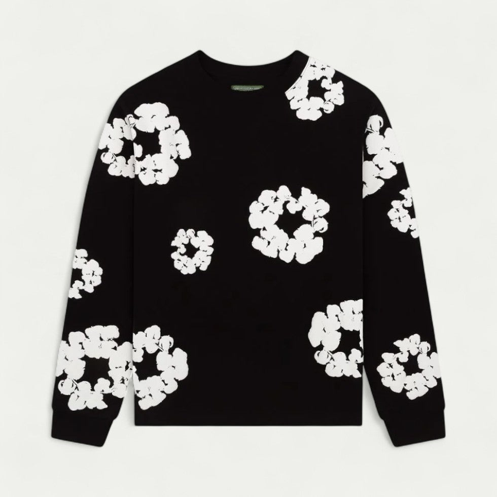 VogeLuxe | Women’s Floral Graphic Relaxed Sweatshirt 0