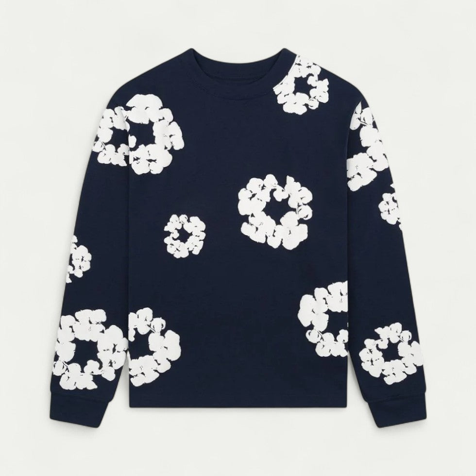 VogeLuxe | Women’s Floral Graphic Relaxed Sweatshirt 1