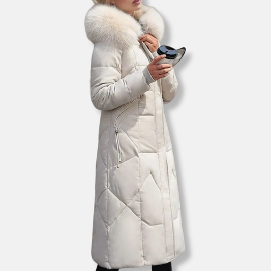 VogeLuxe | Women’s Full-Length Quilted Puffer Coat 0