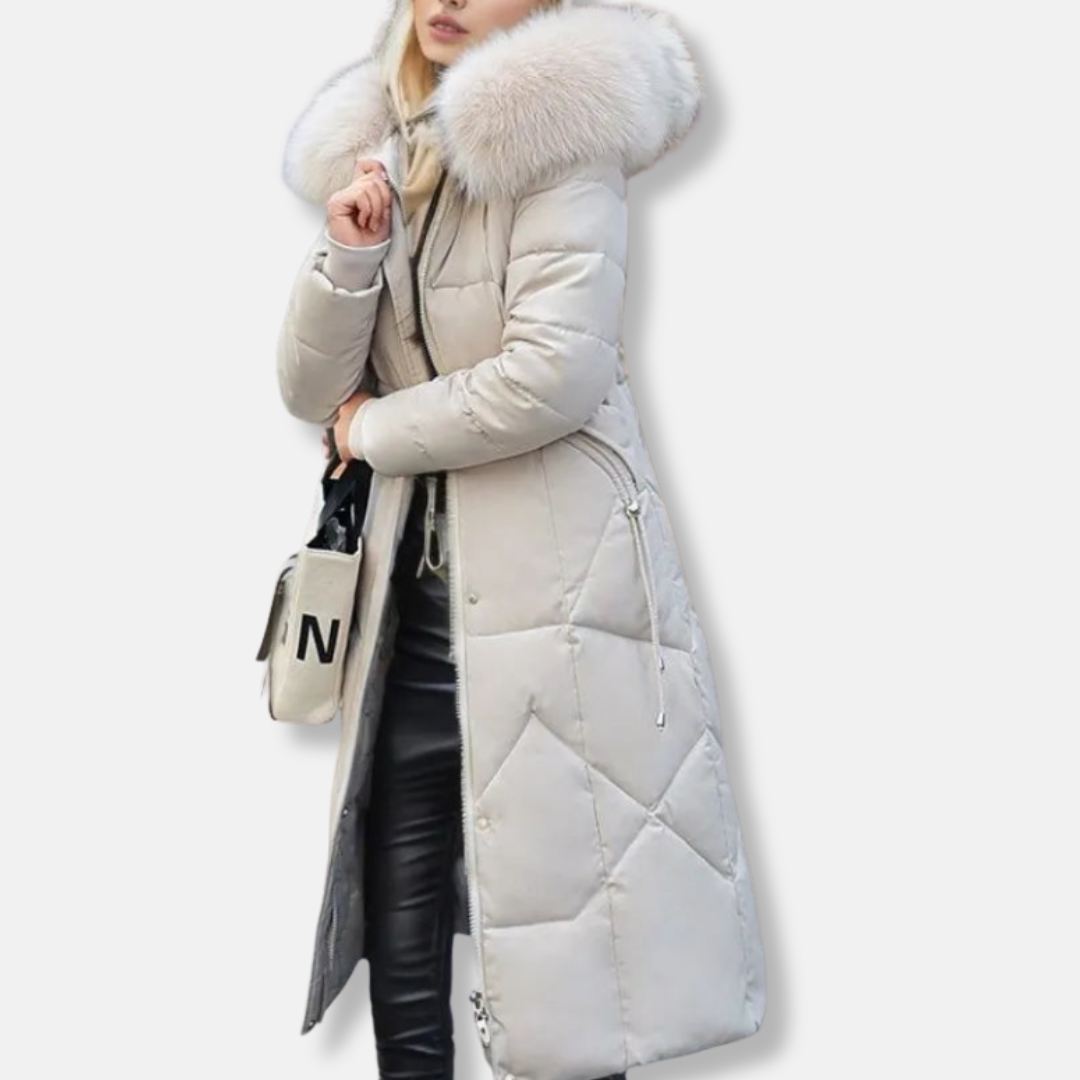 VogeLuxe | Women’s Full-Length Quilted Puffer Coat 1