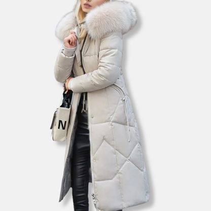 VogeLuxe | Women’s Full-Length Quilted Puffer Coat 1