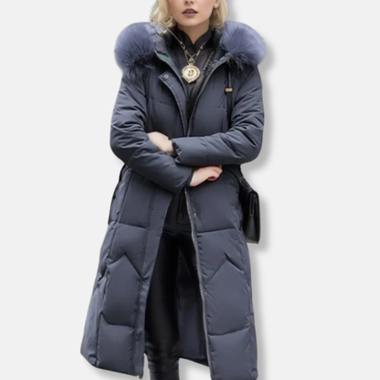 VogeLuxe | Women’s Full-Length Quilted Puffer Coat 10