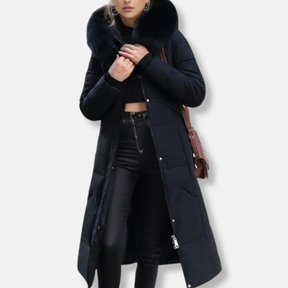 VogeLuxe | Women’s Full-Length Quilted Puffer Coat 3