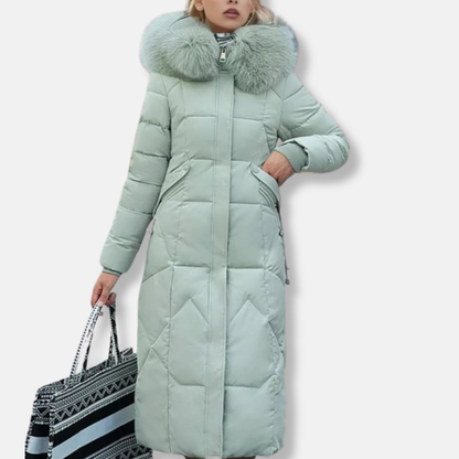 VogeLuxe | Women’s Full-Length Quilted Puffer Coat 6