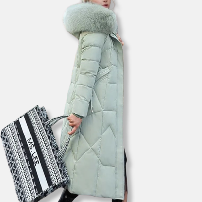 VogeLuxe | Women’s Full-Length Quilted Puffer Coat 7