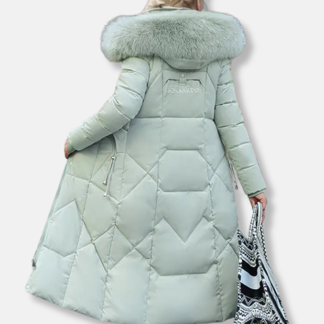 VogeLuxe | Women’s Full-Length Quilted Puffer Coat 8
