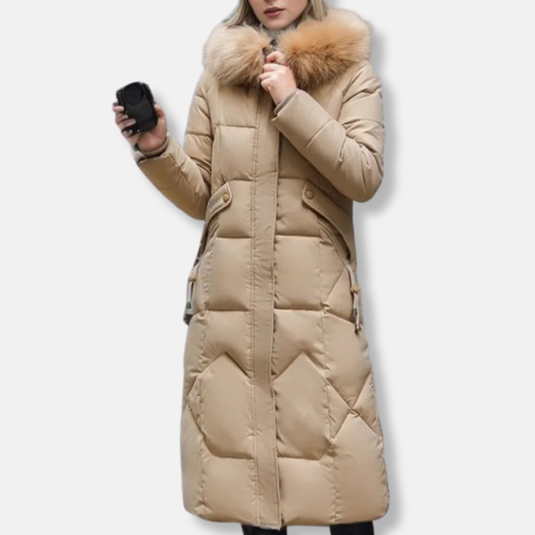 VogeLuxe | Women’s Full-Length Quilted Puffer Coat 9