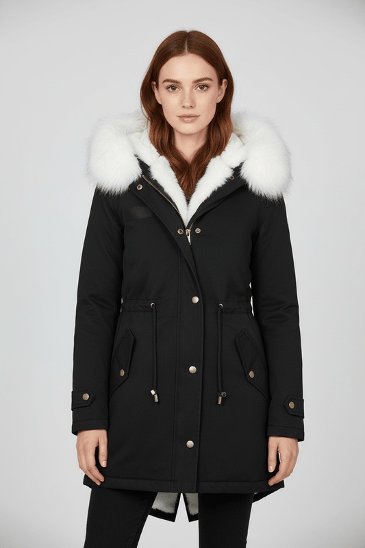 VogeLuxe | Women’s Fur Lined Hooded Winter Parka 0