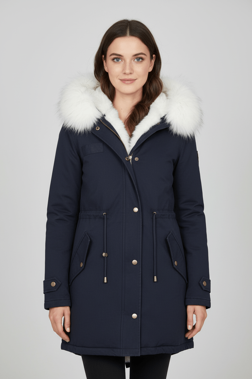 VogeLuxe | Women’s Fur Lined Hooded Winter Parka 1
