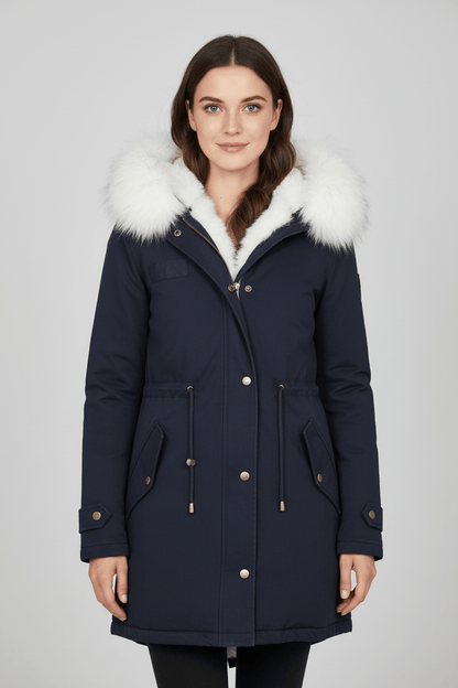 VogeLuxe | Women’s Fur Lined Hooded Winter Parka 1