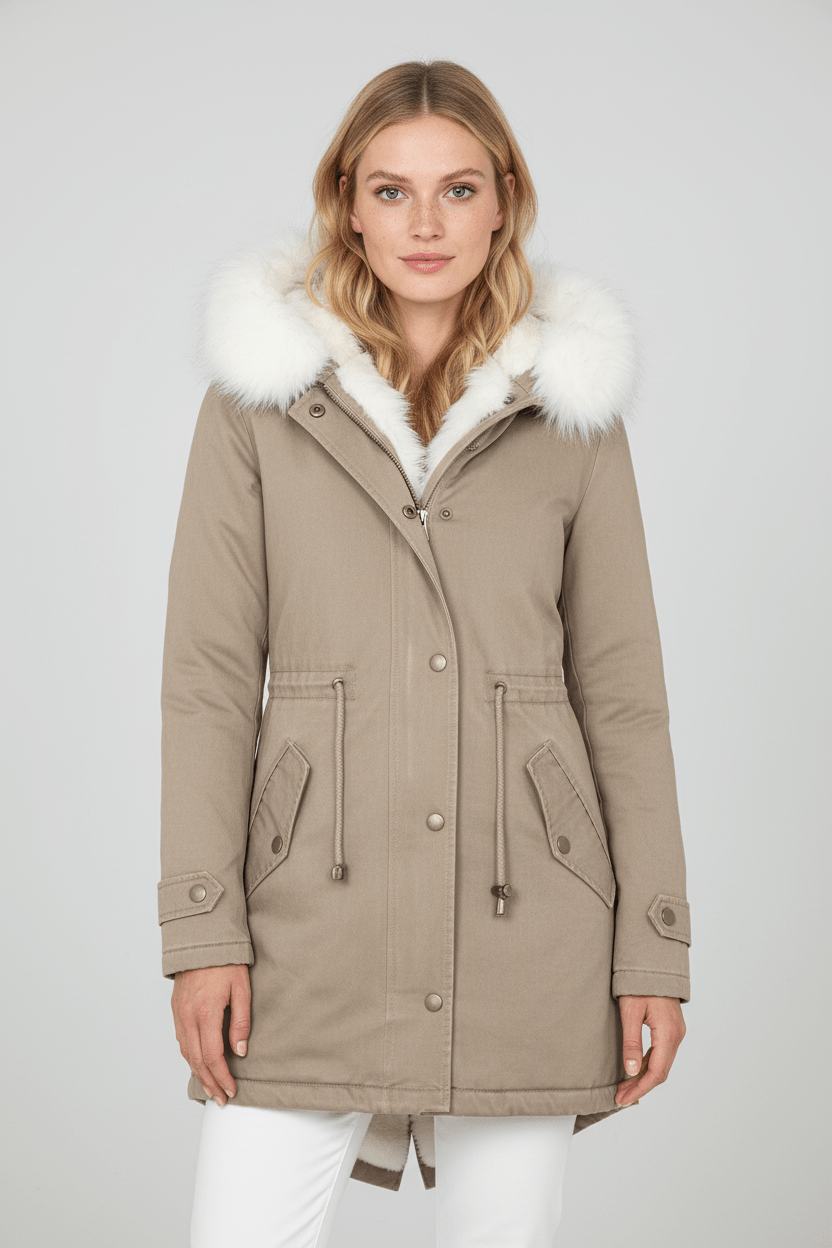 VogeLuxe | Women’s Fur Lined Hooded Winter Parka 10
