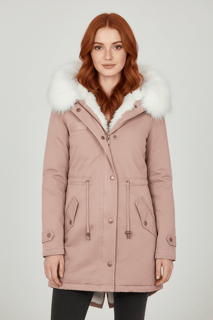 VogeLuxe | Women’s Fur Lined Hooded Winter Parka 11
